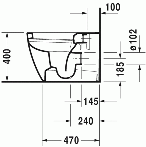 Duravit ME by Starck álló wc 2169090000