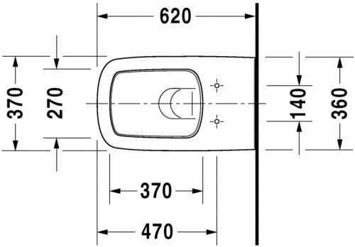 Duravit Durastyle fali wc 2537090000