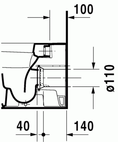 Duravit Durastyle álló wc 2150090000