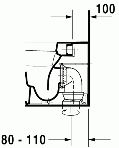 Duravit Durastyle álló wc HygieneGlaze felület 2150092000