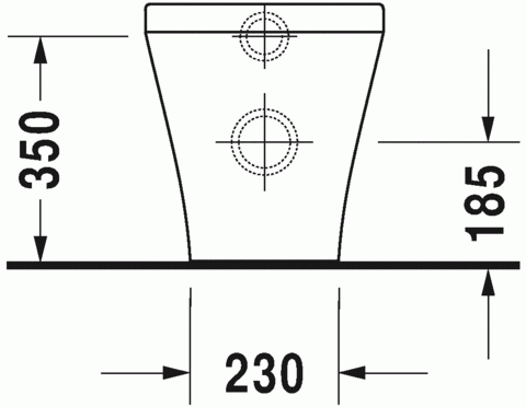 Duravit Durastyle álló wc HygieneGlaze felület 2150092000