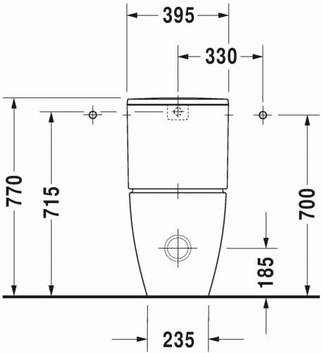 Duravit ME by Starck monoblokkos wc tartály 0938000005