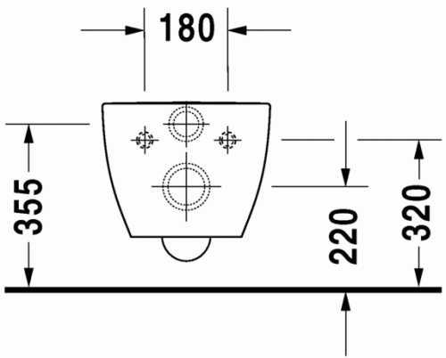 Duravit Happy D.2 fali wc 2221090000