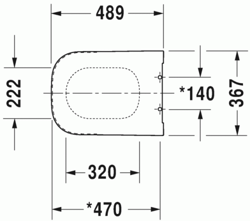 Duravit Happy D.2 wc ülőke 0064610000