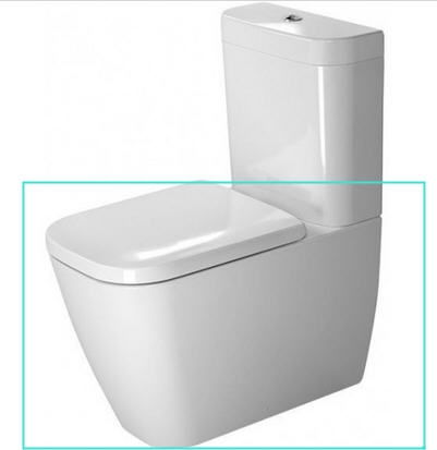 Duravit Happy D.2 monoblokkos wc alsó rész HygieneGlaze felület 2134092000