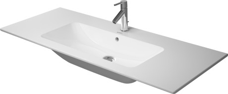 Duravit ME by Starck 123x49 cm mosdó csaplyuk nélkül 2336120060