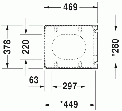 Duravit Vero Air wc ülőke 0022010000