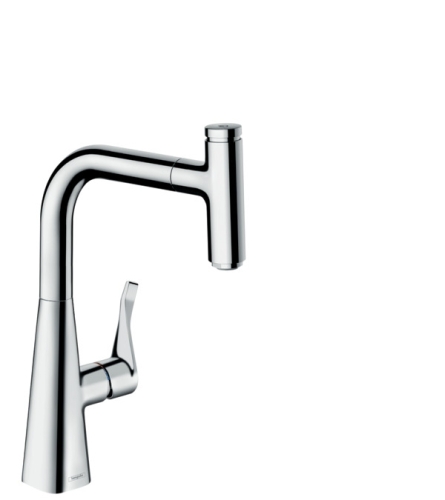 Hansgrohe M7115-H240 egykaros konyhai csaptelep 240 kihúzható kifolyóval, króm 73802000