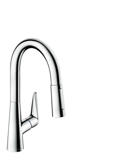 Hansgrohe M5116-H160 egykaros konyhai csaptelep 160 kihúzható zuhanyfejjel, króm 73850000