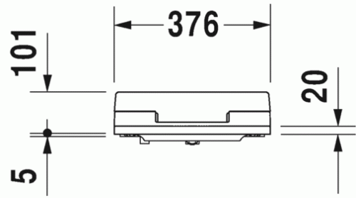 Duravit SensoWash Slim Vero-hoz 611500002004300