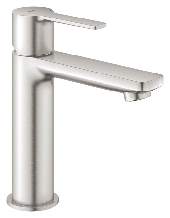 Grohe Lineare egykaros mosdócsaptelep S-méret push open, supersteel 23106 DC1 (23106DC1)