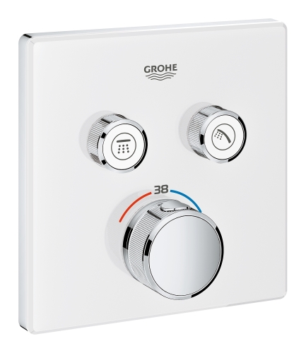 GROHE Grohtherm SmartControl termosztátos színkészlet, fehér üveg 29156LS0