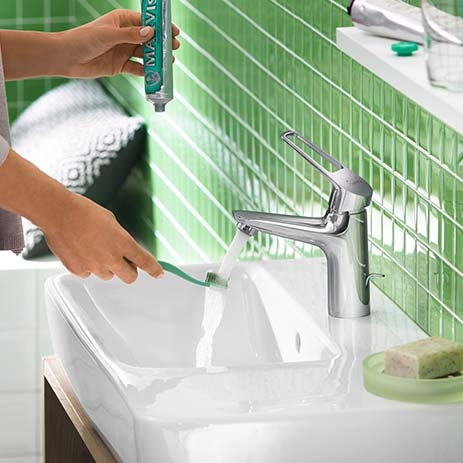 Hansgrohe Novus Loop 100 mosdó csaptelep automata lefolyóval 71081000