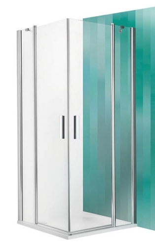 Roltechnik Tower Line TDO1/1000 szögletes zuhanykabin (silver, transparent, 724-1000000-01-02)