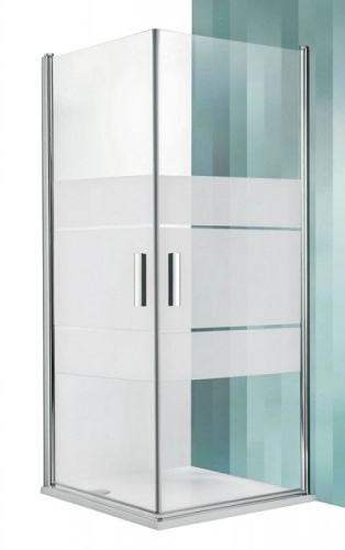 Roltechnik Tower Line TCO1/800 szögletes zuhanykabin (silver, intimglass, 727-8000000-01-20)