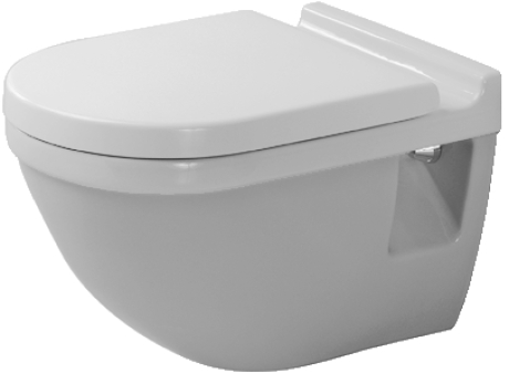 Duravit Starck 3 lapos öblítésű fali wc WonderGliss felülettel 22010900001