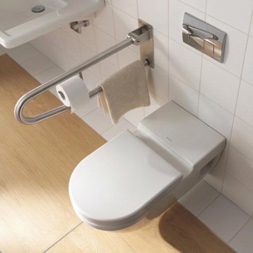Duravit Starck 3 fali wc mozgáskorlátozottak részére HygieneGlaze felülettel 2203092000