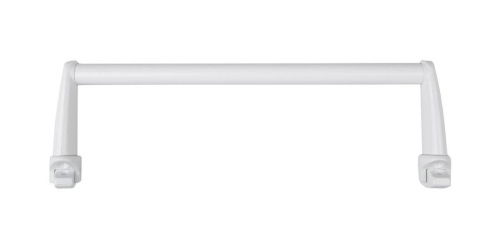 AQUALINE törölközőtartó radiátorra, 36 cm, egyenes, fehér (IDR-40)