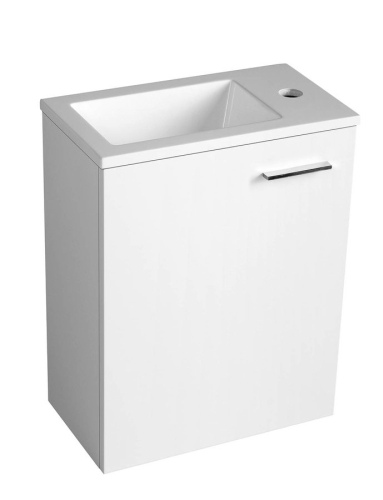 AQUALINE ZOJA mosdótartó szekrény 39,5x50x22 cm, fehér (51049A)