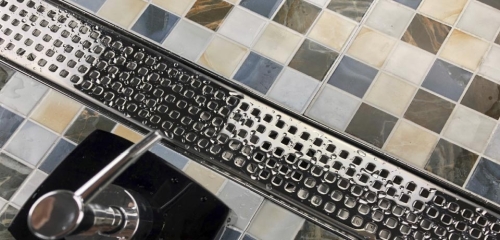 Wellis Square W-Drain prémium rozsdamentes acél zuhanyfolyóka szett, 600 mm WE00079