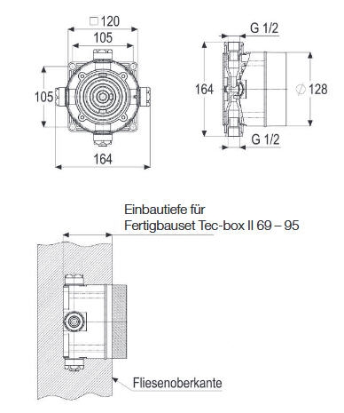 Heinrich Schulte Tec Box faksík allati belső egység 51485