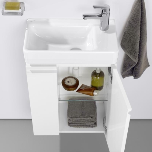 Laufen Pro S 48x28 cm kézmosó csaplyuk nélkül LCC felülettel H8159544001091 (8.1595.4.400.109.1)