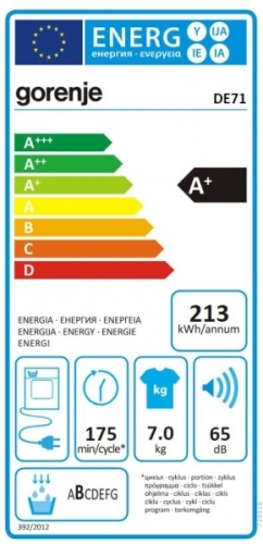 Gorenje DE71 Kondenzációs szárítógép (729318)