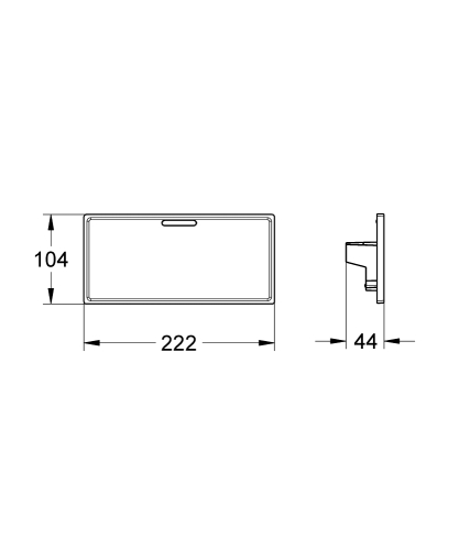 Grohe Grohtherm Cube EasyReach polc 18700000