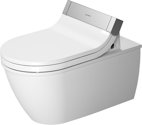 Duravit Darling New fali WC mélyöblítésű, csak SensoWash-sal együtt rendelhető HygieneGlaze felülettel 2544592000