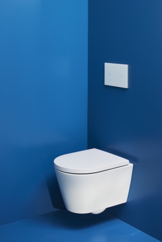 Laufen KARTELL BY LAUFEN perem nélküli compact fali wc, matt fehér H8203337570001