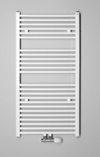AQUALINE Fürdőszobai radiátor, középső bekötéssel, 600x1320mm, 693W, fehér ELM36
