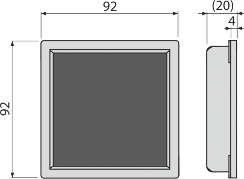 Alcaplast MPV016 Rozsdamentes rács a rozsdamentes padlóösszefolyókhoz 92×92 mm