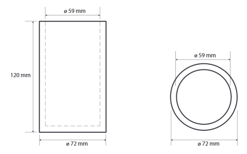 Sapho BEMETA GAMMA fogkefetartó, 72x120x72mm, fekete 145611320