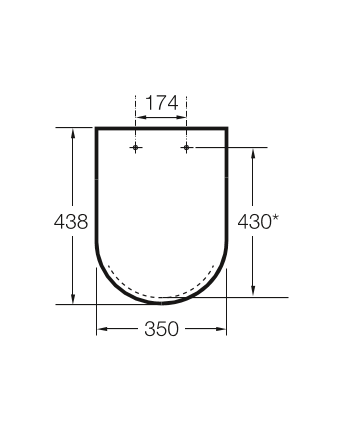 Roca Debba Round Slim lassú záródású wc ülőke A801B22003