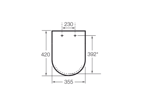 Roca Dama-N Compact wc ülőke A80178B004