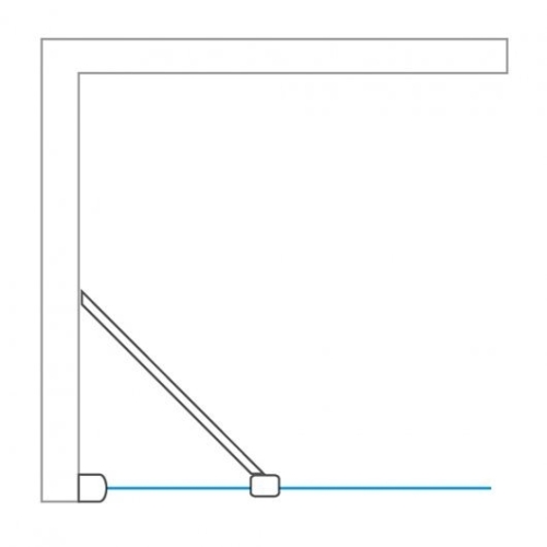 Roltechnik Limaya Line LYSW1S/1000 fix oldalfal zuhanyajtóhoz (brillant, transparent, 1135008236)