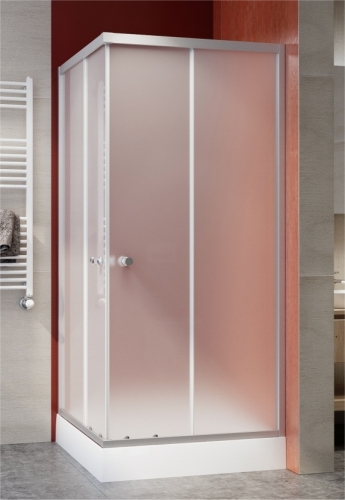 Sanimix szögletes zuhanykabin, zuhanytálca nélkül 80x80 cm 18522.1513TN-80