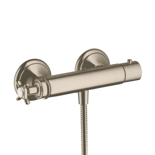 Hansgrohe AXOR Montreux termosztátos zuhanycsaptelep szálcsiszolt nikkel 16261820