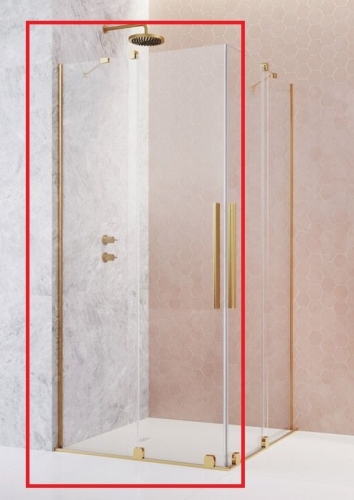 Radaway Furo Gold KDD 110 B zuhanykabin (egy ajtó), balos 10105110-09-01L