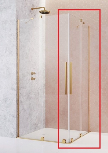 Radaway Furo Gold KDD 120 J zuhanykabin (egy ajtó), jobbos 10105120-09-01R