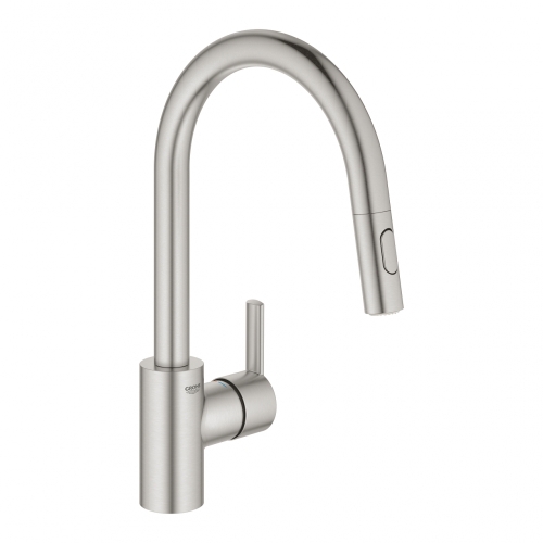 Grohe Feel egykaros mosogatócsap matt szuperacél 31486DC1