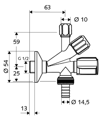 SCHELL COMFORT szűrős kombinált sarokszelep 035600699