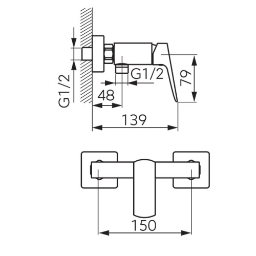 Ferro VITTO Verdeline zuhanycsaptelep BVI7VL