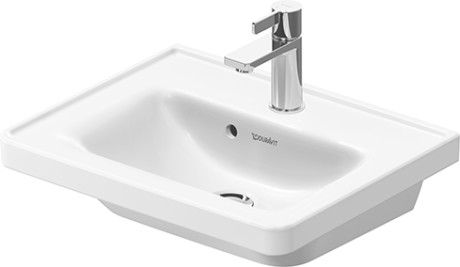 Duravit D-Neo bútorral alápépíthető kézmosó 50x40 cm WonderGliss bevonat 07425000001