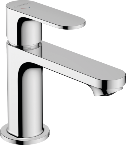 Hansgrohe Rebris S egykaros mosdócsaptelep 80 CoolStart, automata lefolyógarnitúrával, króm 72513000