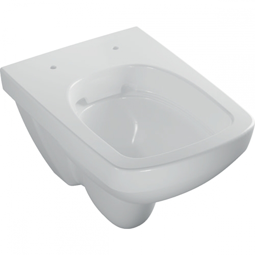Geberit Selnova Compact/Comfort fali WC, mélyöblítésű, rövidített, Rimfree 500.280.01.1