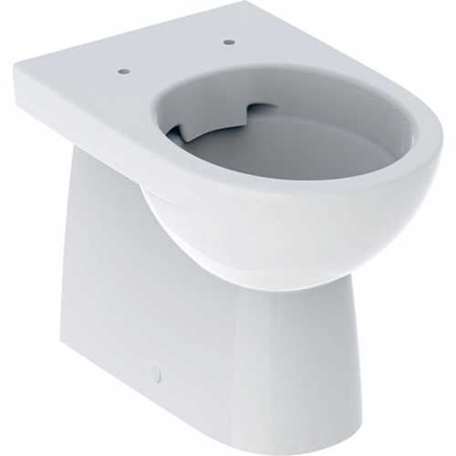 Geberit Selnova álló WC, mélyöblítésű, falhoz illeszkedő, hátsó vagy alsó kifolyású, részben zárt forma, Rimfree, 53cm 500.393.01.1