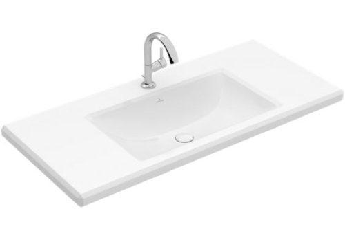 Villeroy & Boch Antheus 100x54 cm mosdó túlfolyó nélkül CeramicPlus felülettel, Stone White (matt fehér) 4A09A2RW