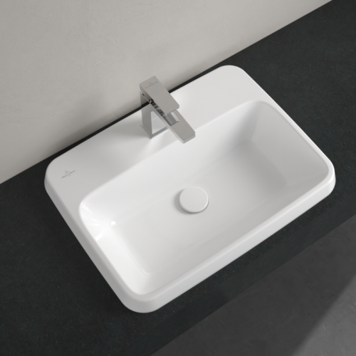 Villeroy & Boch Architectura 60x45 cm beépíthető mosdó túlfolyó nélkül CeramicPlus felülettel 5A6761R1