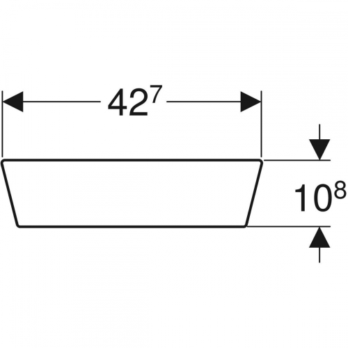 Geberit univerzális fejtámasz, szürke/matt 554.904.00.1